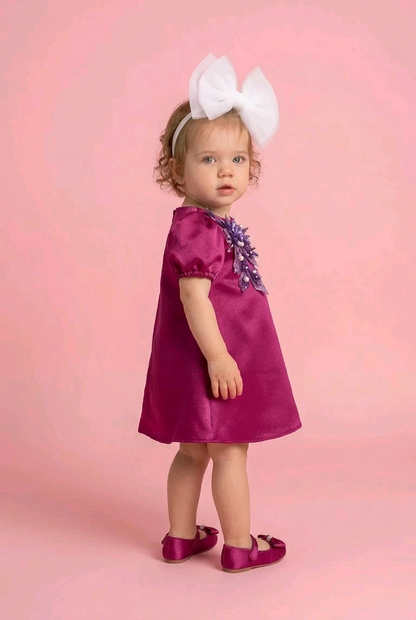 Rochie fetite  fuxia