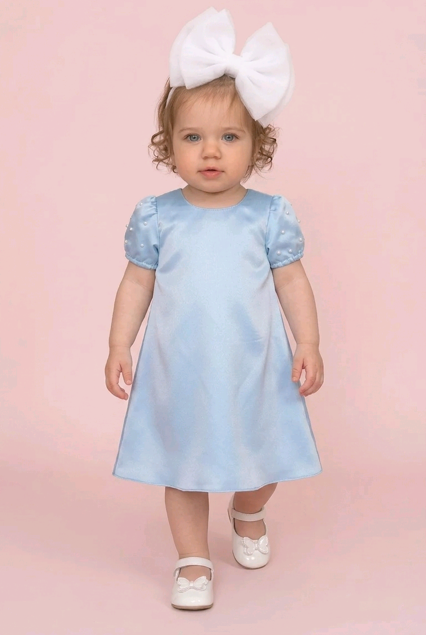 Rochie fetite blue light