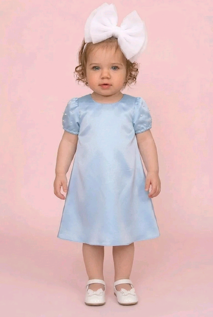Rochie fetite blue light