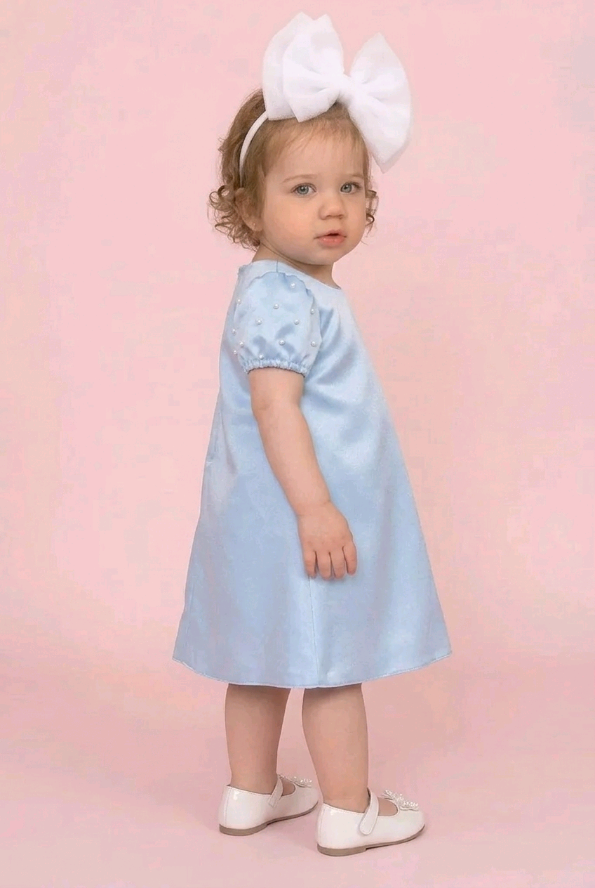 Rochie fetite blue light