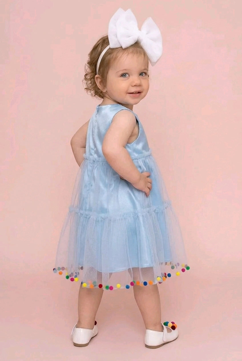 Rochie cu pomponi